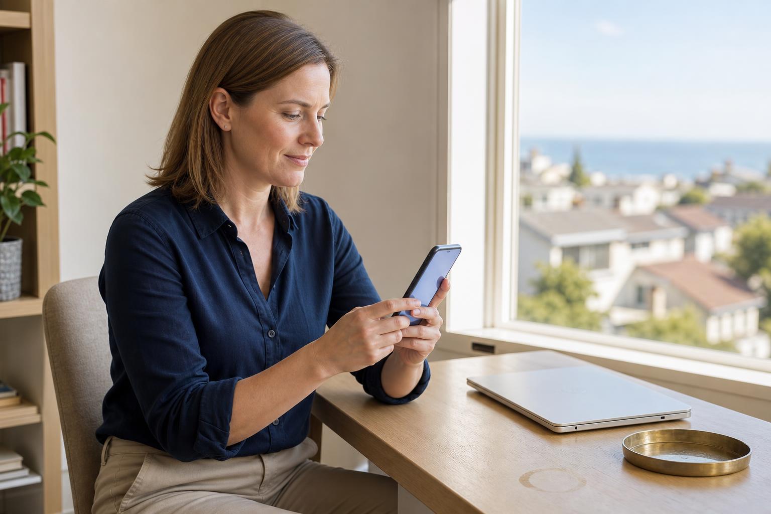 Vacation rental host remotely setting a temporary smart lock code for guests before check-in.